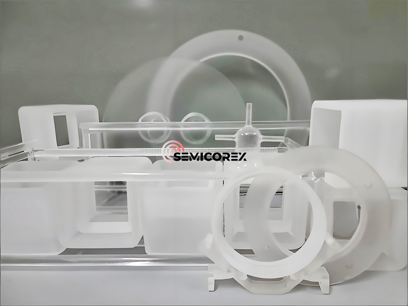 Qual è lo stress delle parti in vetro al quarzo