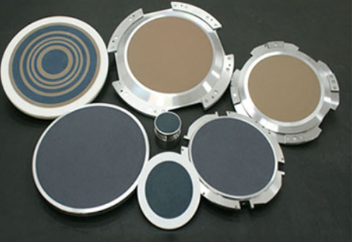 Mandrino sottovuoto in allumina porosa