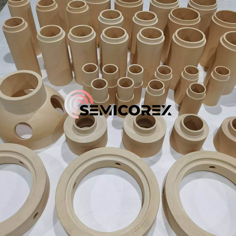 Parti in zirconio fuso